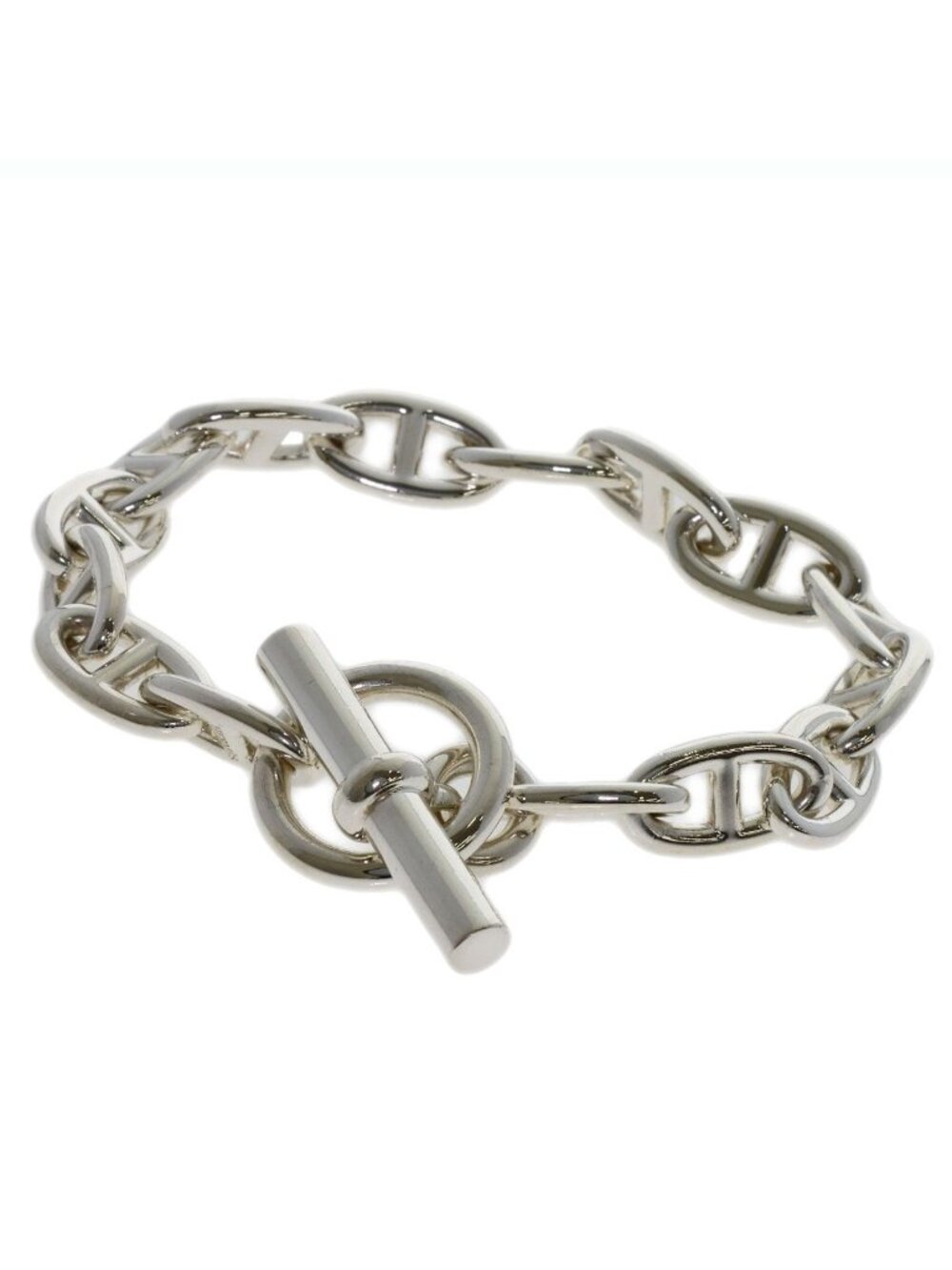 Hermes Chaine D'ancre GM 15 Links Bracelet Silver